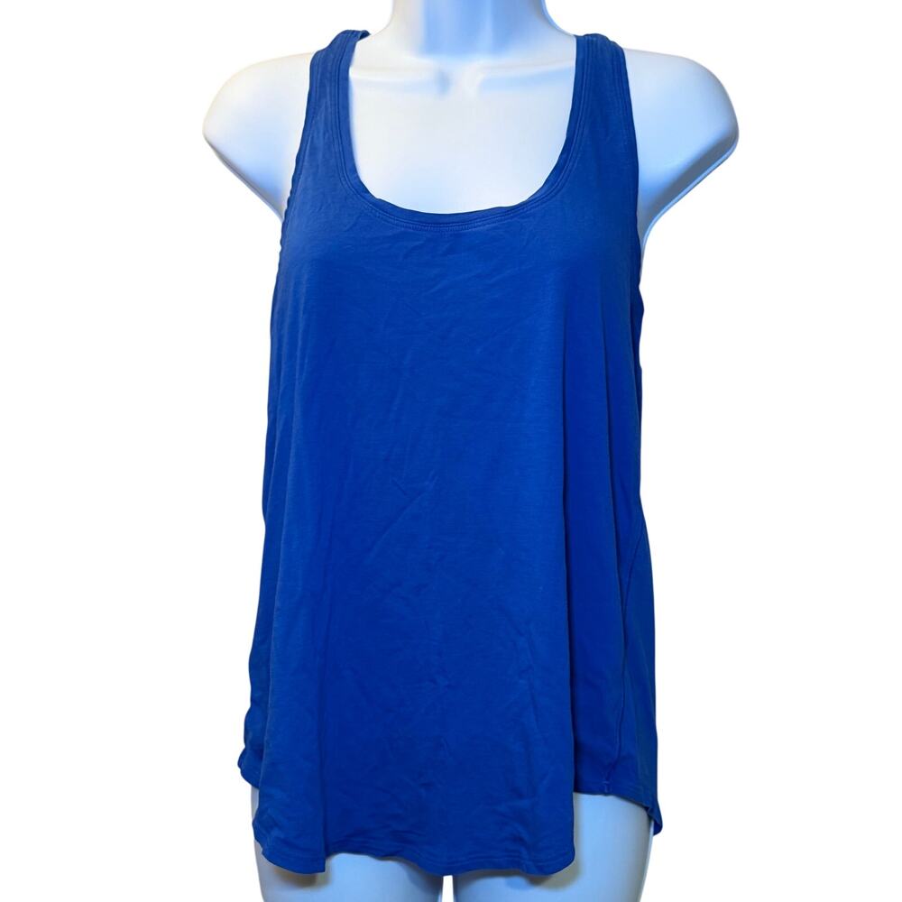 Lululemon Blue Racerback Tank Top Size 6 Athletic Yoga Workout Flowy Active